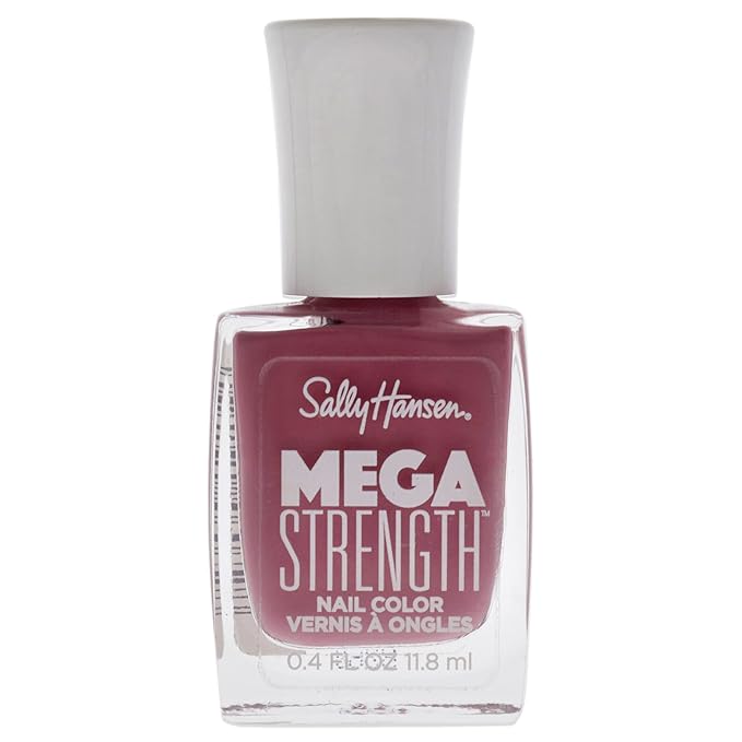 Sally Hansen Pintura de uña Mega Strength, She-Ro -030, 0.4 onzas líquidas (tonos disponibles)