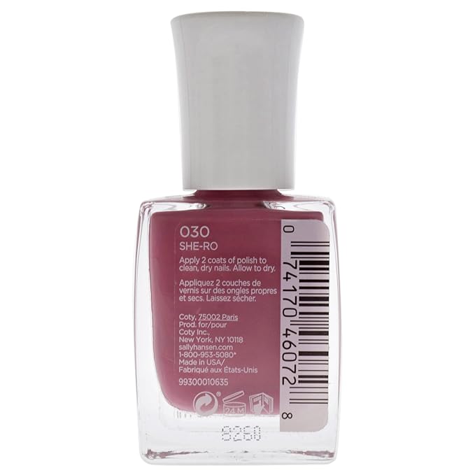 Sally Hansen Pintura de uña Mega Strength, She-Ro -030, 0.4 onzas líquidas (tonos disponibles)