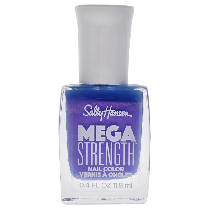 Sally Hansen- Pintura de uña  Mega Strength, Make a Splash - 063, 0.4 onzas líquidas (tonos disponibles)