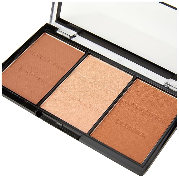 Revolution Ultra Sculpt and Contour Kit - Kit de Esculpe y Contorno - Ultra Light/Med C04 (10.8 g)