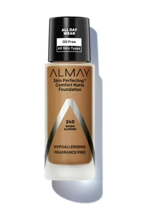 Almay - Skin Perfecting - Comfort Matte Base Makeup - 240 Warm Almond