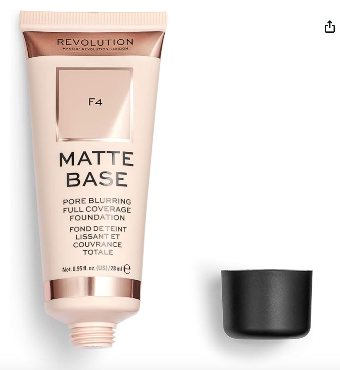 Revolution Matte Base -  F4 (28ml)