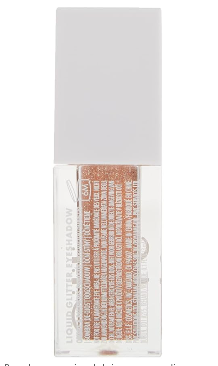 e.l.f. - Liquid Glitter Eyeshadow, Long Lasting, Quick-Drying, Opaque, Gel-Based Eyeshadow For Creating High-Impact, Multi-Dimensional Eye Looks - Flirty Birdy - Sombra de ojo con purpurina líquida