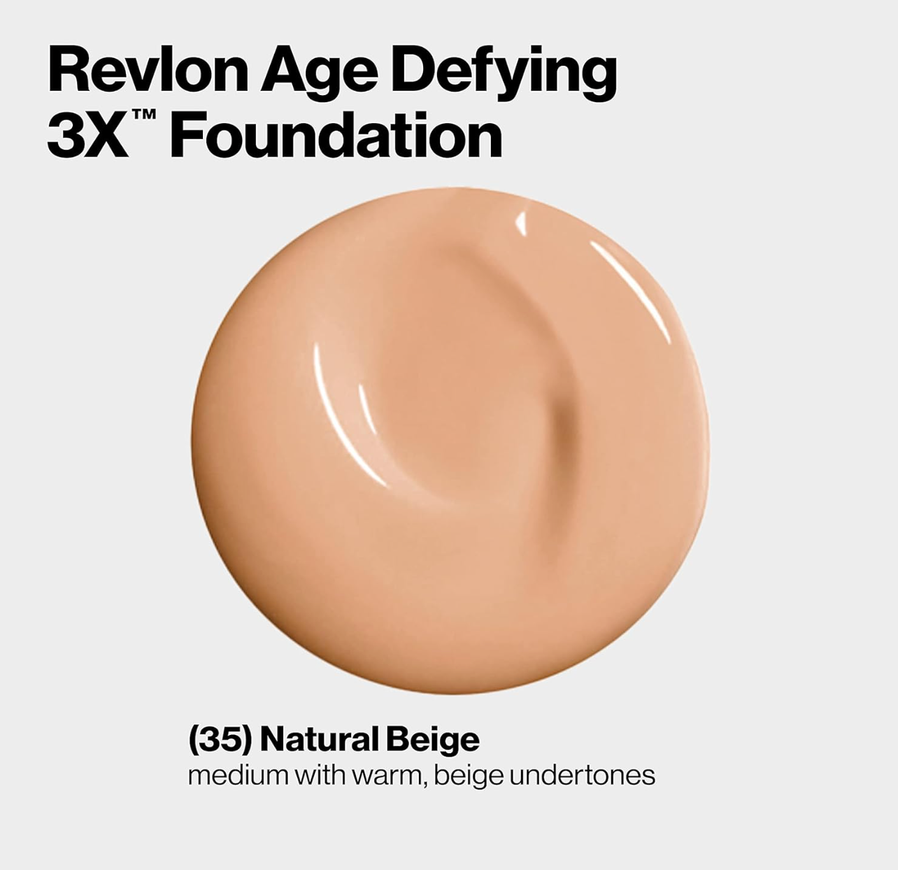 Revlon Age Defying 3X™ Foundation - Natural Beige (035) (tonos disponibles)